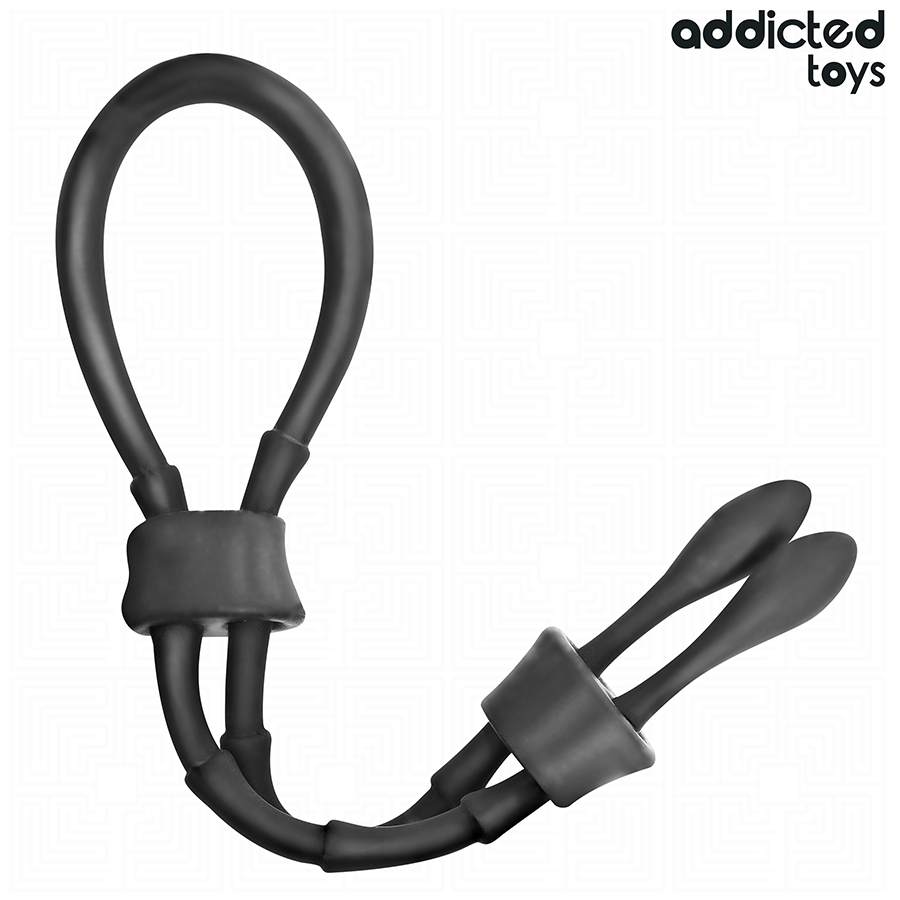 ADDICTED TOYS - REGULOWANA SILIKONOWA SZNURKOWANA SZNURKOWA SZNURKOWANIE PENISA