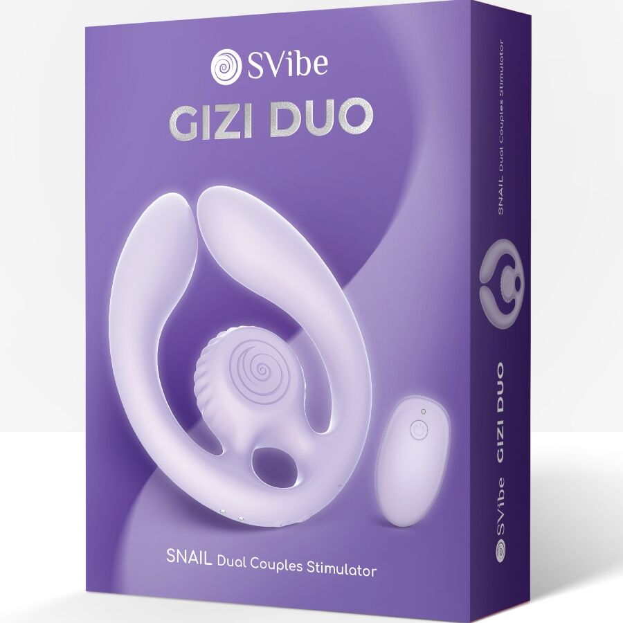SNAIL VIBE - GIZI DUO STYMULATOR PAR PILOT LILAC