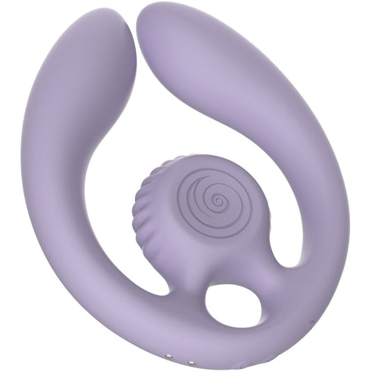 SNAIL VIBE - GIZI DUO PAARSTIMULATOR MIT FERNBEDIENUNG, LILA