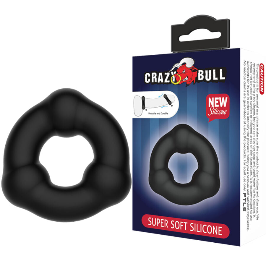 CRAZY BULL - SUPERWEICHER SILIKONRING MIT NODULEN