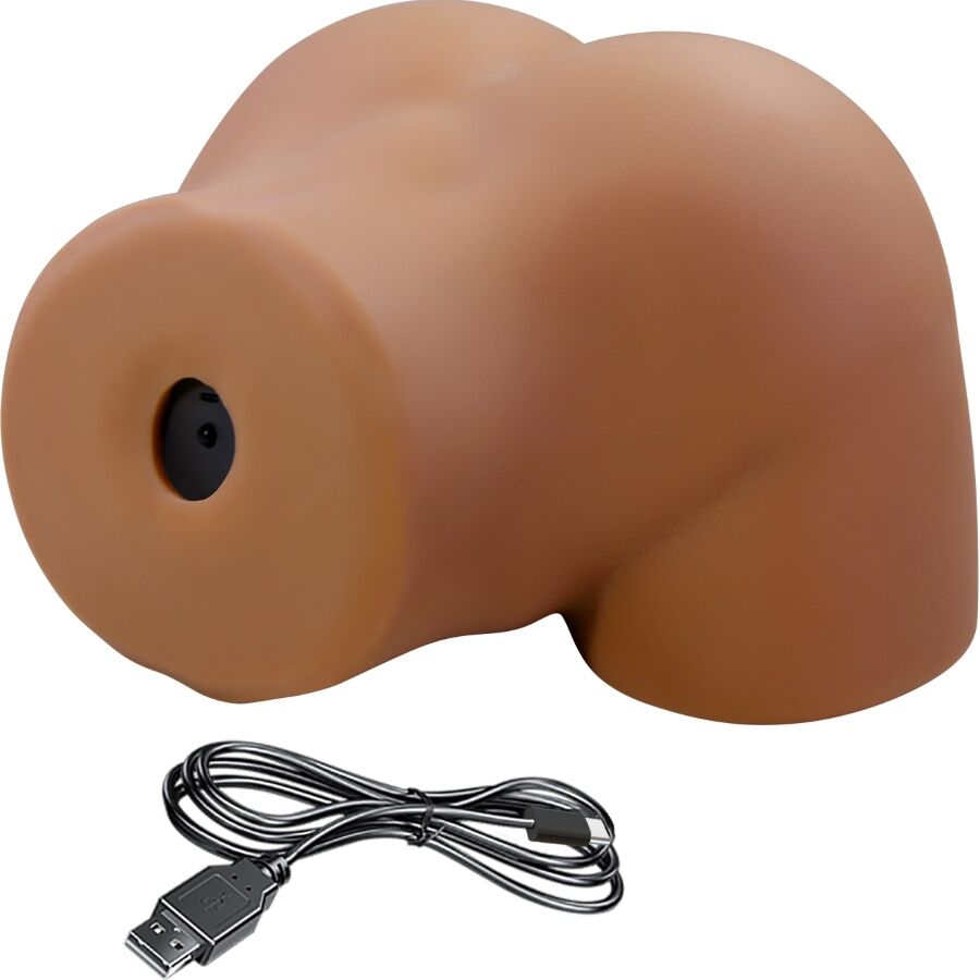 CRAZY BULL - GERIANN REALISTISCHER WEIBLICHER PO-VIBRATOR UND SAUGER MIT SOUND 5,5 KG