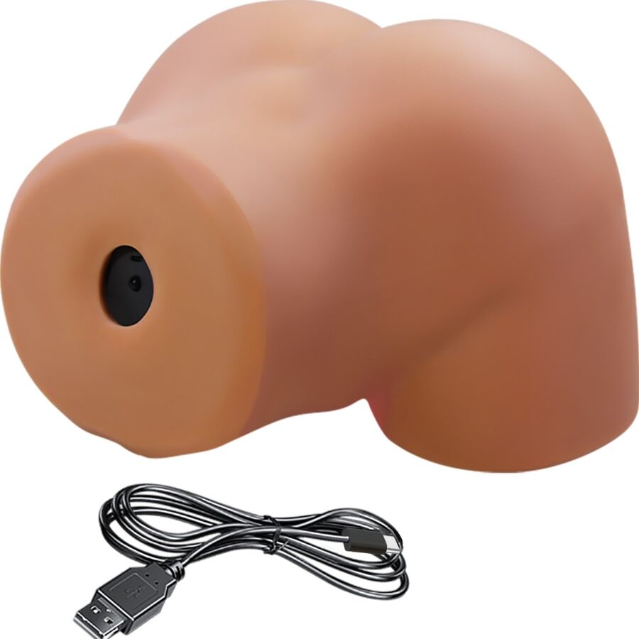 CRAZY BULL - ILANA REALISTISCHER WEIBLICHER PO-VIBRATOR UND SAUGER MIT SOUND 6,8 KG