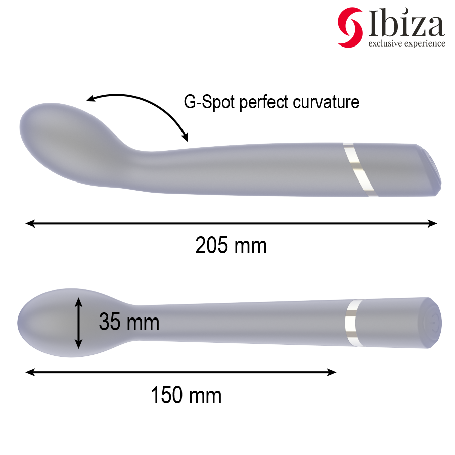IBIZA - G-SPOT VIBRATOR 10 VIBRATIONEN WIEDERAUFLADBAR
