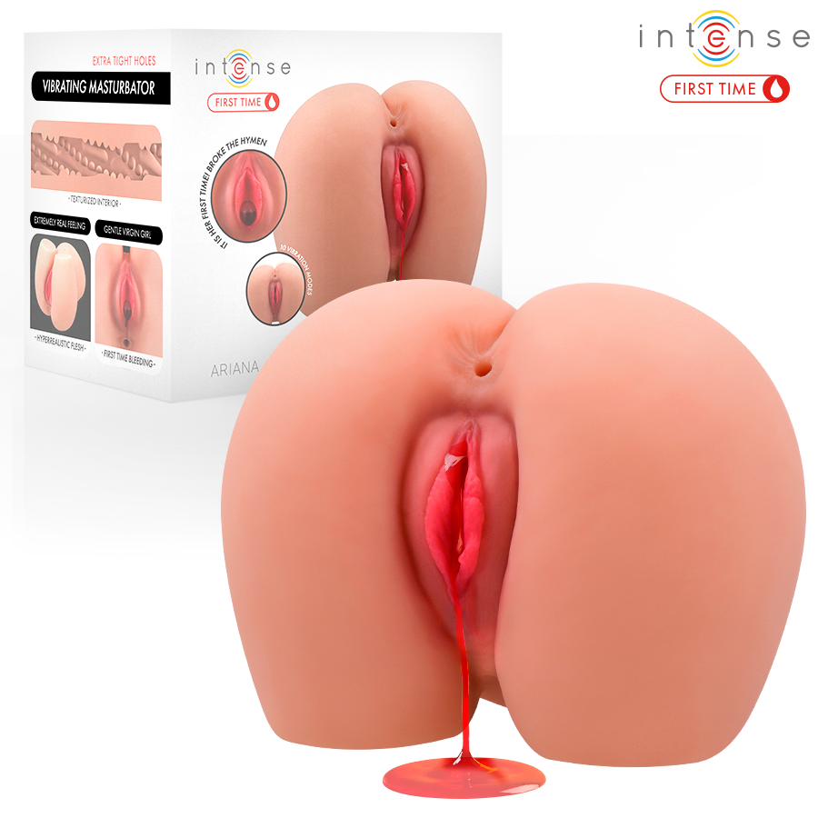 INTENSIVES ERSTMALS - ARIANA VIRGIN VIBRATOR-MASTURBATOR MIT BLUTUNG