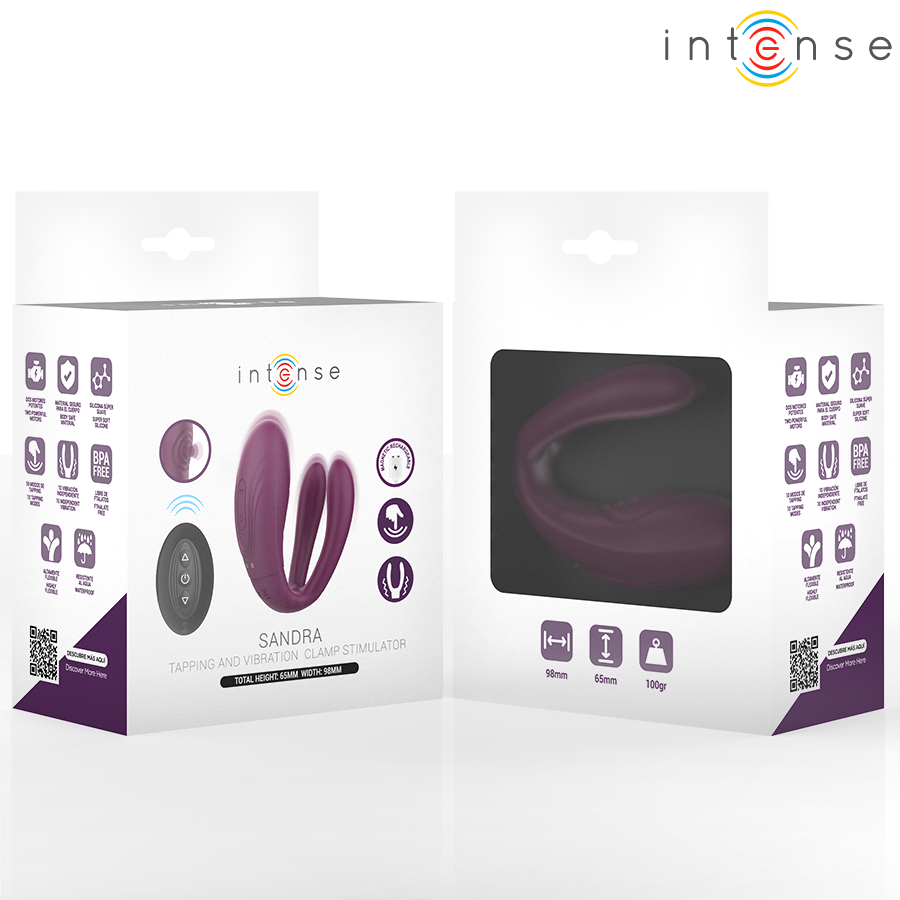 INTENSE - SANDRA TAPPING AND VIBRATION CLAMP STIMULATOR REMOTE CONTROL