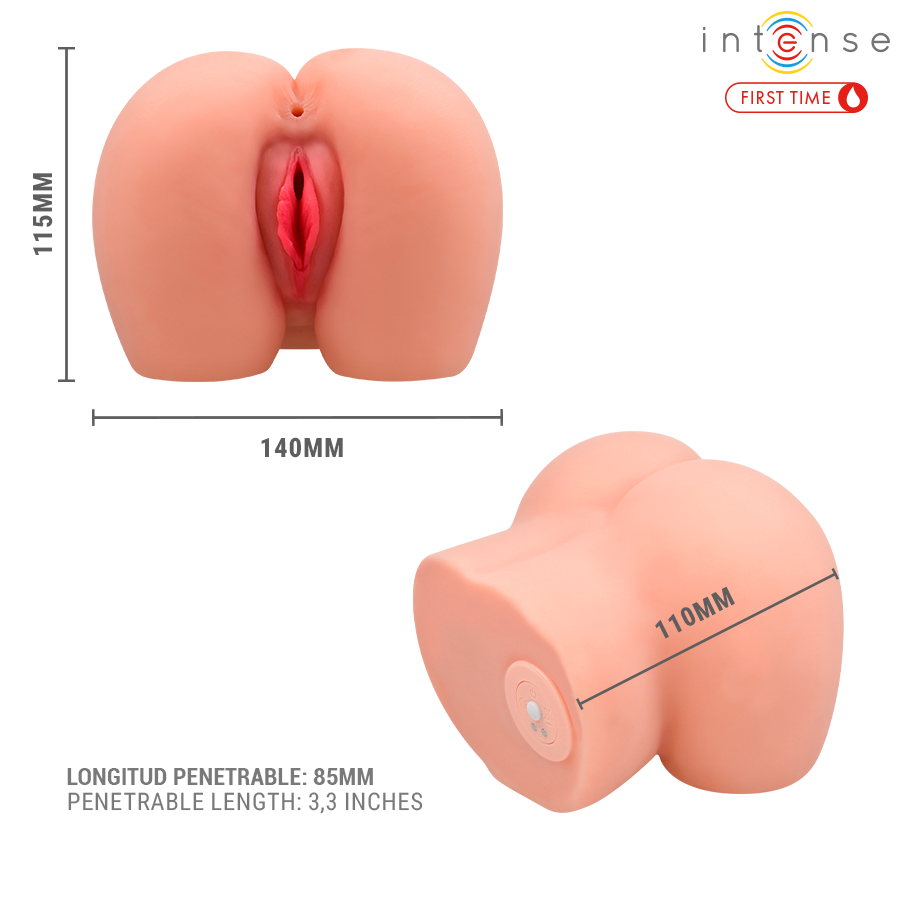 INTENSIVES ERSTMALS - ARIANA VIRGIN VIBRATOR-MASTURBATOR MIT BLUTUNG