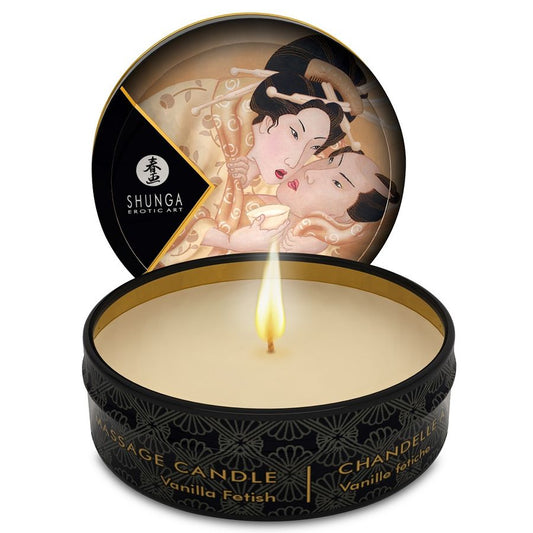 SHUNGA - MINI CARESS BY CANDELIGHT VANILLE-MASSAGEKERZE 30 ML