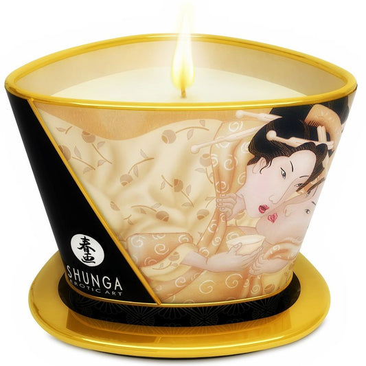 SHUNGA - MINI CARESS BY CANDELIGHT VANILLE-MASSAGEKERZE 170 ML