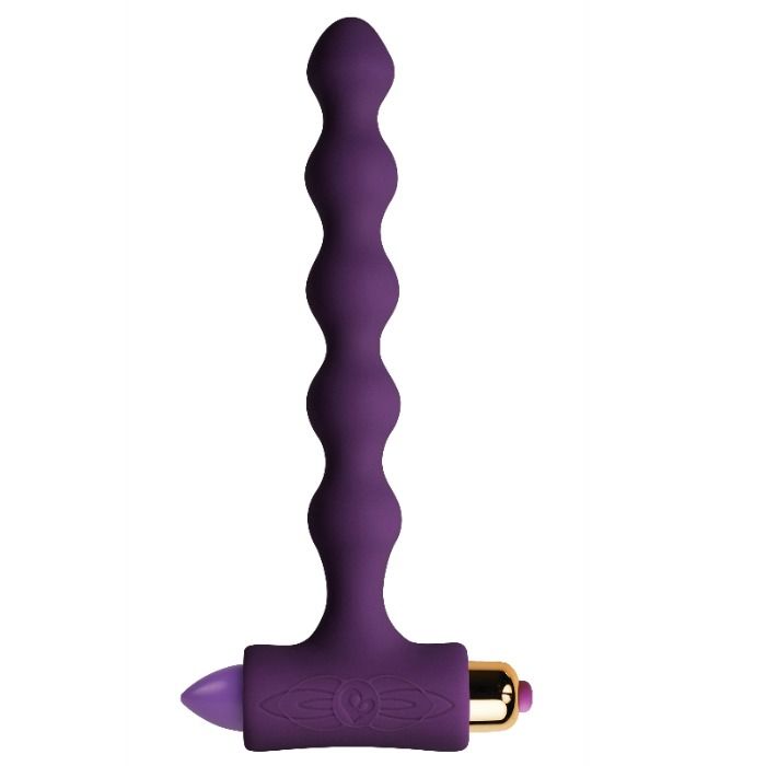 ROCKS-OFF - ANALPLUG MIT VIBRATION UND RIVERLES PETITE SENSATIONS PEARLS