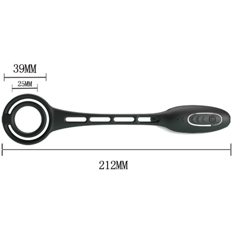 PRETTY LOVE - PENISRINGE MIT VIBRATORPLATTE
