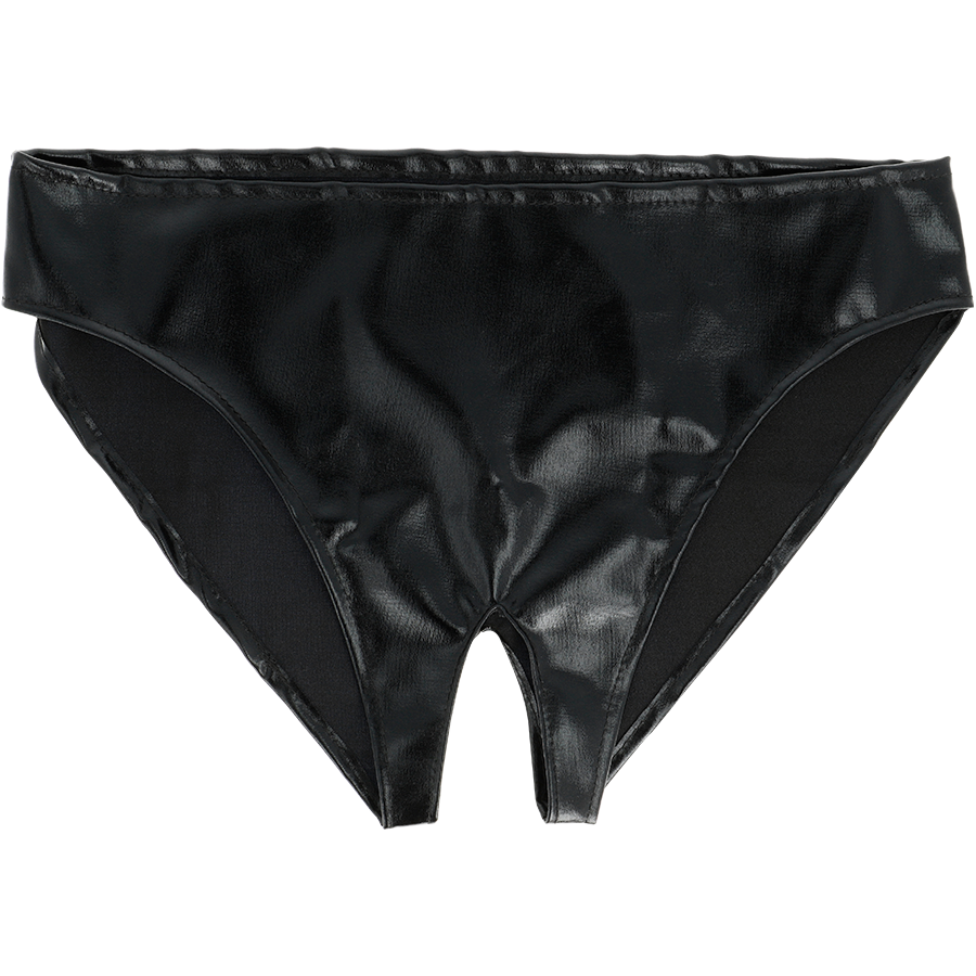 DARKNESS - UNISEX-ÖFFNUNGS-PANTIES EINHEITSGRÖSSE