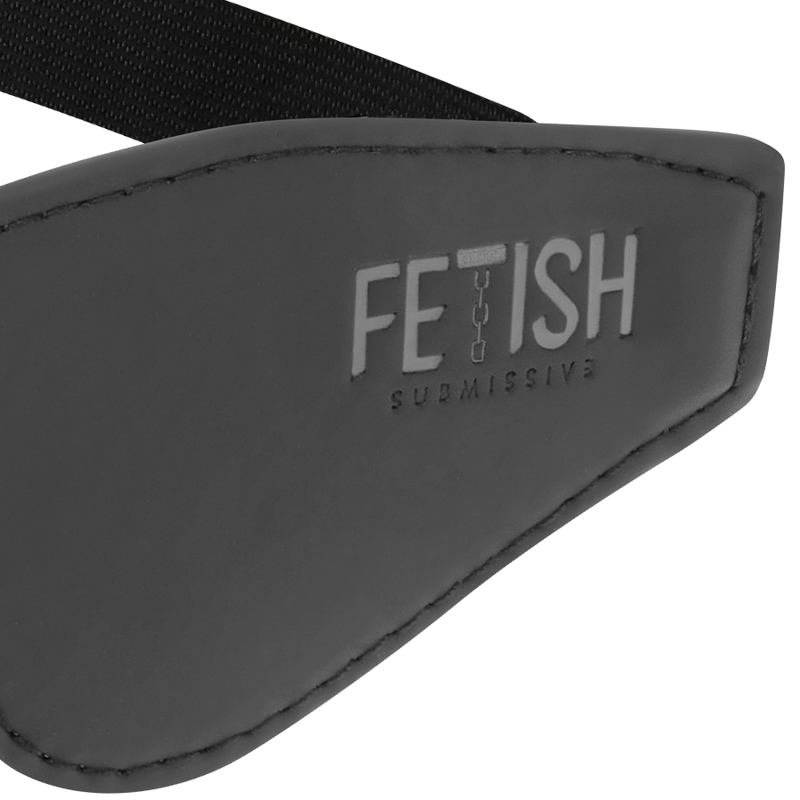Fetisch-Submissive - Vegane Ledermaske mit Noprenfutter