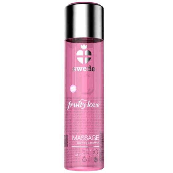 SZWECJA - OLEJEK OWOCOWY LOVE HEAT EFFECT TRUSKAWKI Z SZAMPANEM 60 ML